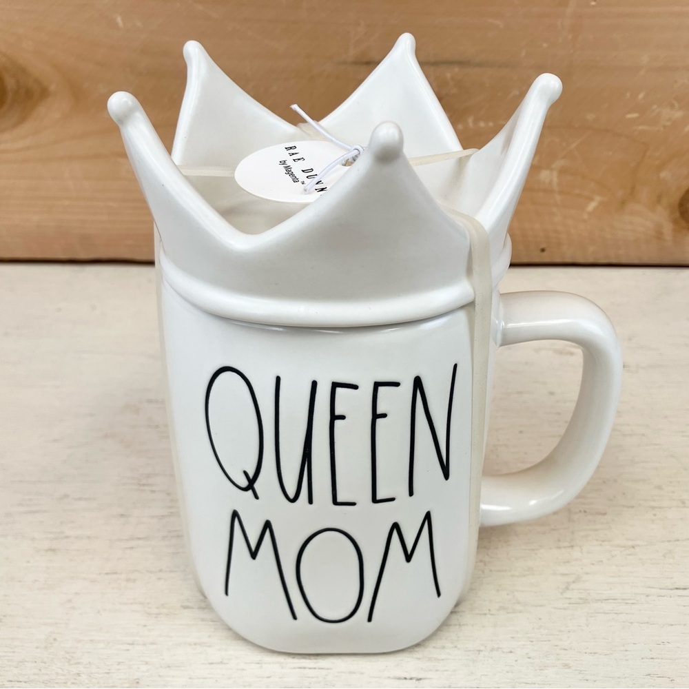 Queen Mom White Crown Mug Rae Dunn New Mothers Day